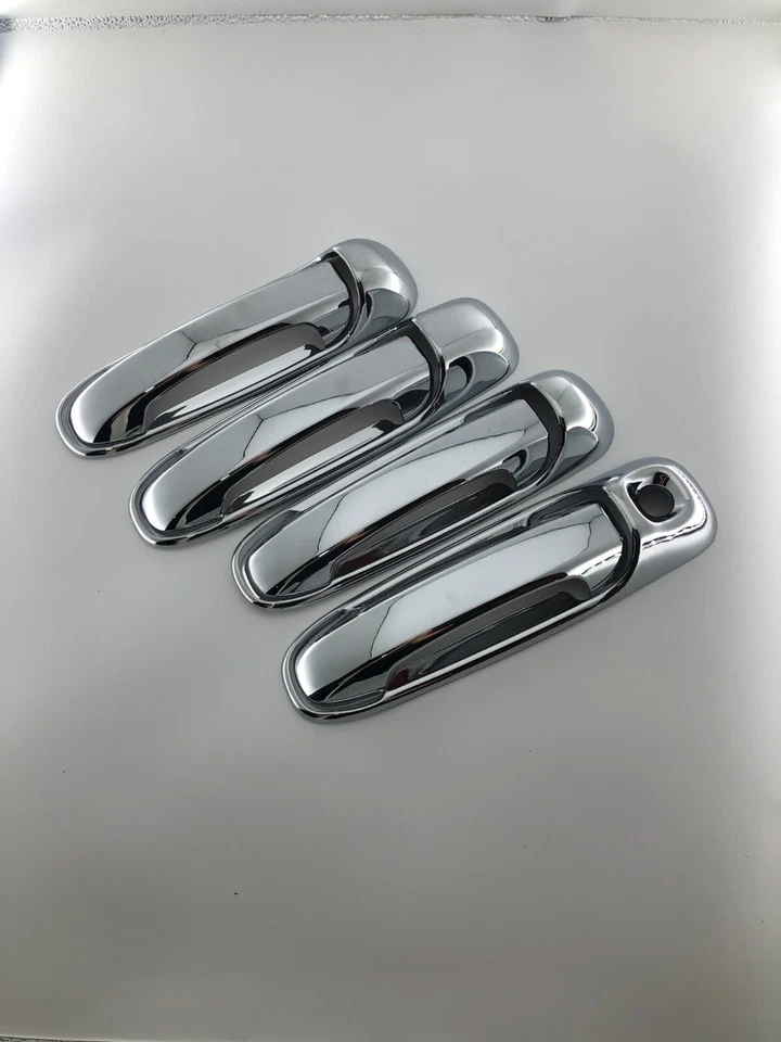 Отделка боковой хромированной крышки дверной ручки рамы для Jeep Liberty 2002-2007 годов выпуска из пластика ABS - Изображение 1 из 4