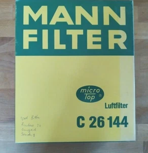 Lagerauflösung Luftfilter MANN C 26144 Opel, Saab Bitter - Bild 1 von 1