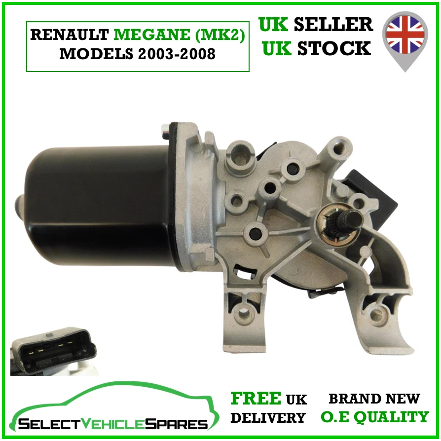 NUEVO LIMPIAPARABRISAS DELANTERO RENAULT MEGANE MK2 MOTOR 7701054828 2003-2008 Foto 1 de 4