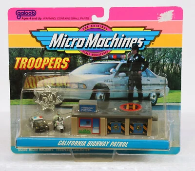 MICRO MÁQUINAS GALOOB - "CALIFORNIA HIGHWAY PATROL" SOLDADOS #4 DE 1992 Foto 1 de 4