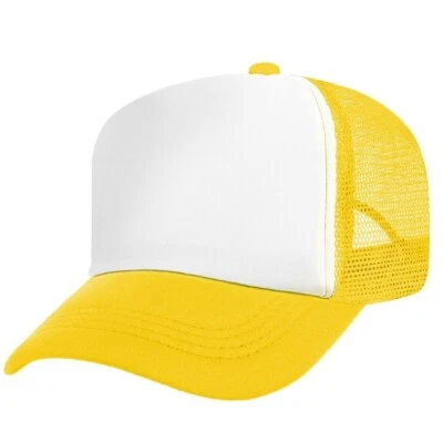 Kids 5 Panel Trucker Cap Mesh Snapback Hat Foam Front for Aged 3-7 Years Old - Image 1 of 4