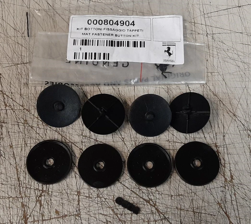 Kit de anclaje alfombrilla Ferrari 488 GTB / 488 Spider P/N 804904 Foto 1 de 1