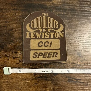 VINTAGE RARE  THE GOOD OL BOYS IN LEWISTON CCI SPEER PATCH Firearms  - Picture 1 of 4