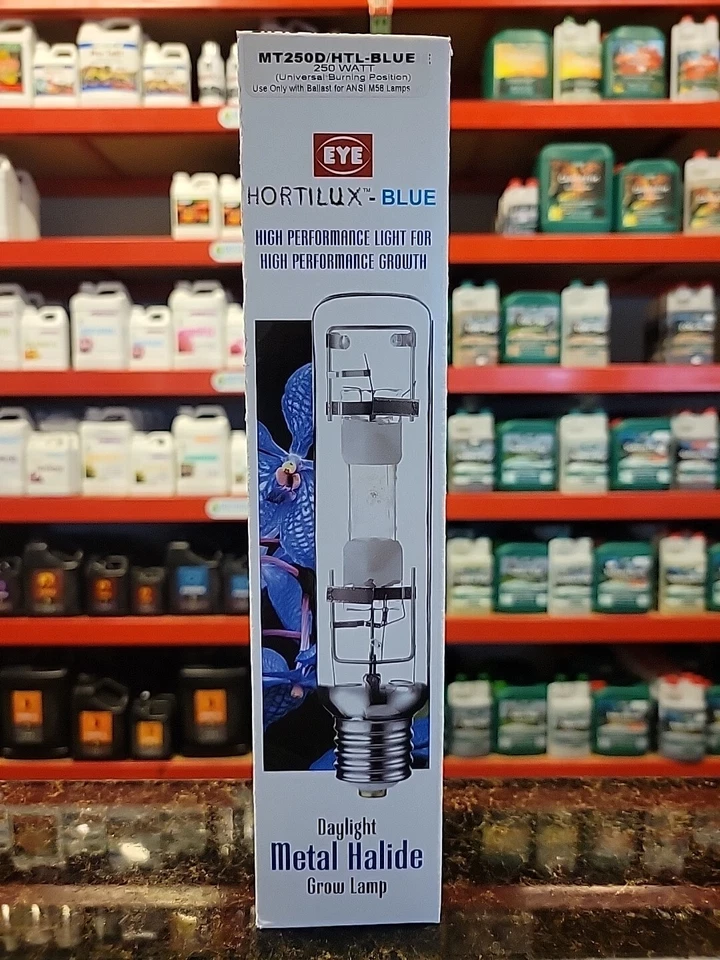 Hortilux Grow Bulb - Blue 250 Watt Daylight Metal Halide Grow Lamp Vegetative - Image 1 of 1