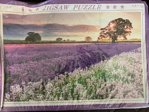 Jigsaw Puzzle 1000pcs. 50cmx75cm Field of Flowers Sealed - Picture 1 of 3