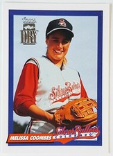 Melissa Coombes 1994 Coors Extra Gold Colorado Silver Bullets Sport Card 