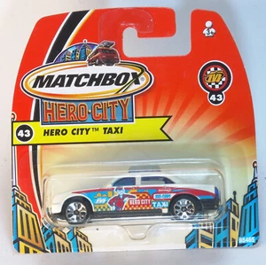 2004 Matchbox #43 - MB577 - HeroCity - Hero City Taxi - Picture 1 of 1