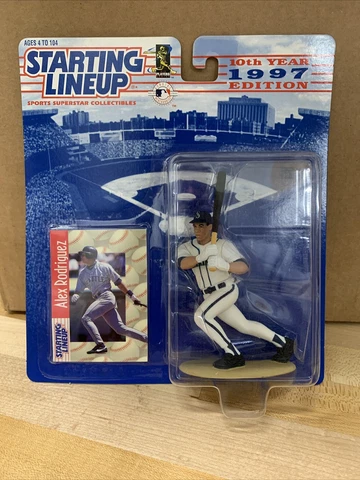 1997 Starting Lineup Alex Rodriguez Seattle Mariners Kenner Sports Figure Box 86 Cover