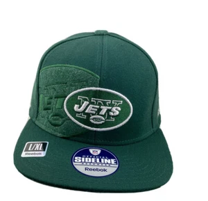 New York Jets NFL Sideline vintage Reebok Green White hat size L/XL - Picture 1 of 7