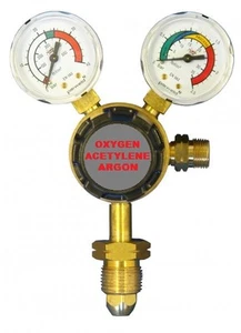 Parweld Sirocco Welding Regulator Single Stage 2 Guage Acetylene, Argon & Oxygen - Picture 1 of 1