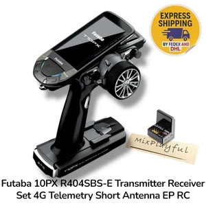 Futaba 10PX R404SBS-E Transmitter Receiver Set 4G Telemetry Short Antenna EP RC - Picture 1 of 8