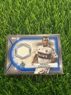 2023 Topps MLS Relics Deiber Caicedo #R-CA Blue /199 - Image 1 of 2