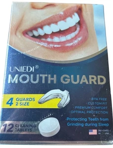 UNIEDI Mouth Guard for Teeth Grinding, Stops Bruxism, Reusable Night Guard for S - Picture 1 of 1
