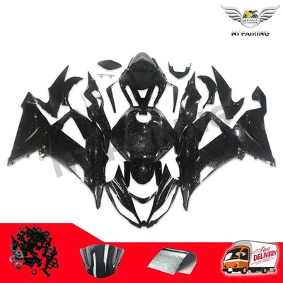 Carenado de fibra de carbono forjado NTB apto para Kawasaki 2013-2015-2018 Ninja ZX6R a058 Foto 1 de 4