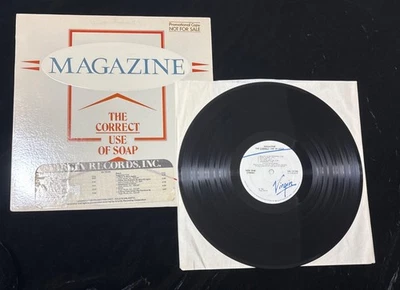MAGAZINE - THE CORRECT USE OF SOAP - ORIGINAL PROMO 1980 US VIRGIN LP - Image 1 of 4