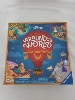 Disney Around the World Game Ravensburger 2023 - New & Sealed, Slight Box Damage - Image 1 of 4