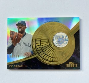 2014 Topps Tribute CC Sabathia Game-Used Baseball 200th Win Game /10 SSP Yankees - Picture 1 of 2