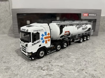 WSI - Scania R 6x2 w/3-Axle Tanker - Culina/Muller - 02-3701 - 1:50 - Mint/New - Image 1 of 4