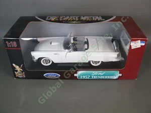 Road Signature 1957 Ford Thunderbird White Convertable Hardtop 1:18 92358 NIB - Picture 1 of 8