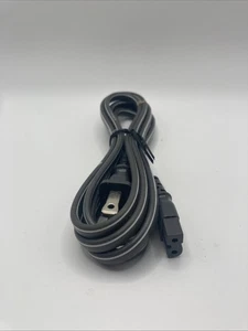 6Ft 2 Prong Non-Polarized Figure 8 Power Cord Cable - Picture 1 of 3