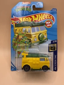 Hot Wheels Screen Time - TMNT Party Wagon (3/10)- 147/250 Nickelodeon Turtles - Picture 1 of 2