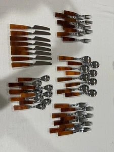 Schildpatt von Supreme-Towle 5-teiliges 8er Gedeck Made Japan - Bild 1 von 7
