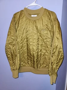 NWOT Nike Tech Gold Therma-Fit Pullover Sweatshirt - Men's Small - SHARP! - Picture 1 of 5