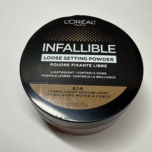 L'Oreal Paris  Infallible Loose Setting Powder #614 Medium-Deep   Free S&H - Picture 1 of 3