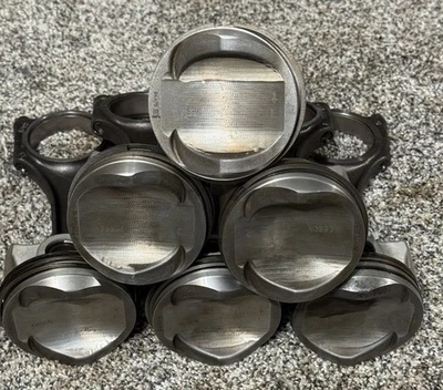 Juego de pistones y bielas como nuevo 09-17 AUDI A6 A7 Q5 Q7 S4 S5 SQ5 CL 3.0 Foto 1 de 4