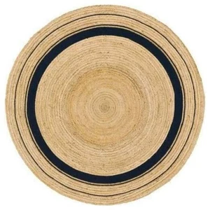 Vipanth Natural Jute Rug Hand Braided Round Area Rug Handmade Rug for Home - Picture 1 of 7