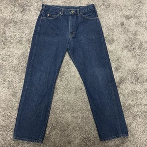 VTG 70s Lee Riders Jeans Men's 34x30 (Fits 32x29.5) Talon Zipper Union Made USA - Picture 1 of 8