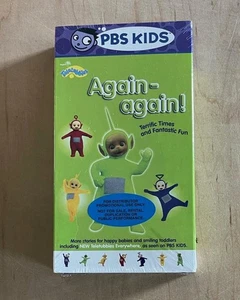 TELETUBBIES Again-Again! (2004) PBS Kids Sealed VHS Promo Screener Fantasy Cult - Picture 1 of 7