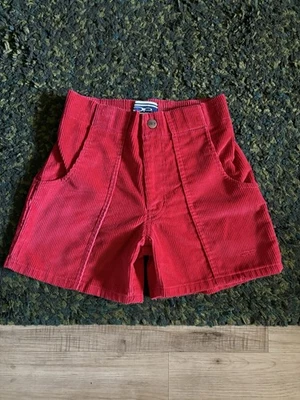 OP Ocean Pacific Womens Red Corduroy Chino Shorts Size 28 - Image 1 of 4