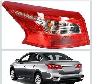 Luz trasera exterior lámpara de freno trasera lado del conductor apta para Nissan Sentra 2016-2018 LED - Imagen 1 de 12