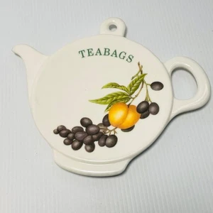 Ashberry TEA BAG TRAY Holder MARKS & SPENCER COUNTRY KITCHEN VINTAGE 1980’s-90’s - Picture 1 of 6