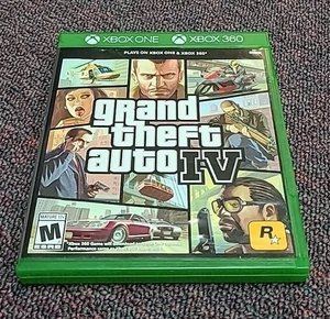 Grand Theft Auto IV GTA 4 Microsoft Xbox One con mapa - Imagen 1 de 15