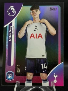 2025-26 Topps Premier League EPL - Archie Gray /10 Black - Tottenham - Picture 1 of 2