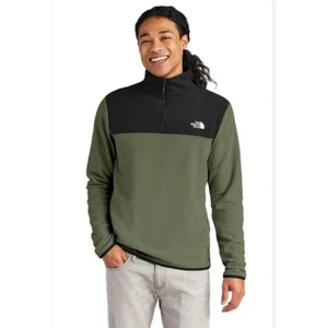 The North Face Herren TKA Glacier Quarter Zip Lightweight Fleece Gr. Small Thymian - Bild 1 von 9