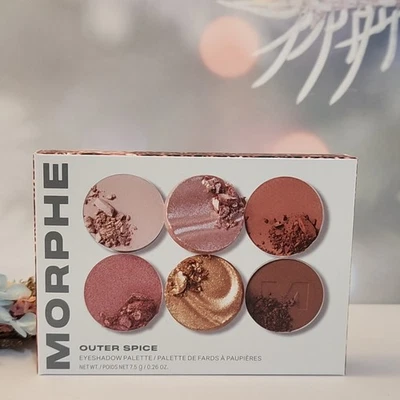 Morphe OUTER SPICE Eyeshadow Palette 7.5g 6 Sweet & Spicy Shades BNIB - Image 1 of 4