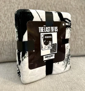 Walmart Last of Us Black &White Polyester Throw Blanket 50X60 NEW Ships FAST! - Picture 1 of 5