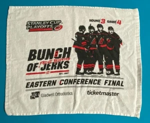 Carolina Hurricanes Raro Mazzo di Jerks Asciugamano Rally 2019 Stanley Cup Playoffs - Foto 1 di 3