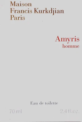 MAISON FRANCIS KURKDJIAN AMYRIS HOMME EAU DE TIOLETTE SPRAY HOMBRES 2,4 OZ / 70 ml Foto 1 de 4