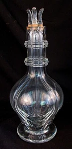 ANTIGUA JARRA DE CRISTAL 4 COMPARTIMENTOS SOPLADA A MANO c.1900 - Imagen 1 de 5