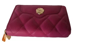 Brand New Paul Costelloe Dressage Pink Leather Purse RRP £89 Boxed