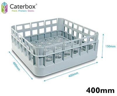 Classeq Classic 400mm Glasswasher Basket | Open Dishwasher Basket Tray 400 x 400