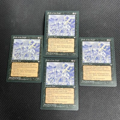 Drift of the Dead MTG Ice Age Magic the Gathering Black Playset Vintage 4 - Image 1 of 4