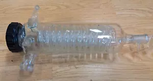 Glass Double Coil Condenser for Buchi Rotavap Rotary Evaporator 20/35 GL-14 - Picture 1 of 11