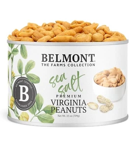 Gourmet Sea-Salted Virginia Peanuts, 25 oz (1 Pack) – Only 3 Simple Ingredien... - Picture 1 of 3