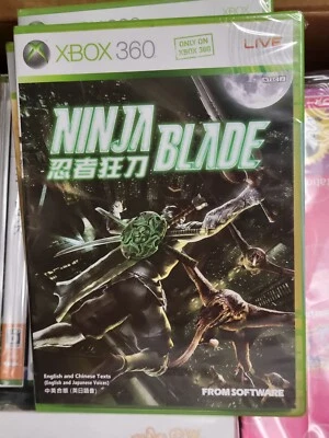 Ninja Blade (2009) Brand New Factory Sealed Japan Xbox 360 X360 Import, Rip Wrap - Image 1 of 4