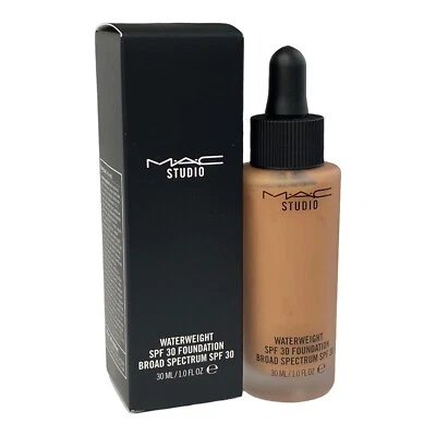 MAC Studio Waterweight SPF30 Foundation NW35 Long Wearing Sheer Coverage 1oz NIB - Image 1 of 4